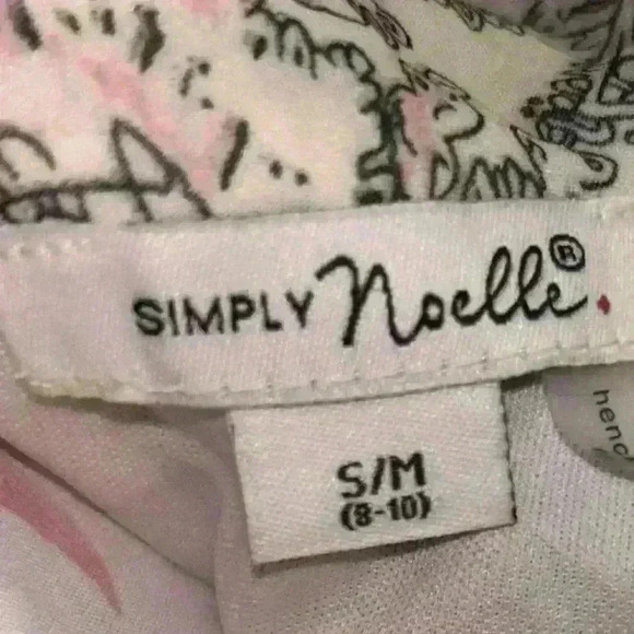 Simply Noelle Shift Dress Sleeveless Keyhole Size S/M 8-10 - Picture 5 of 5